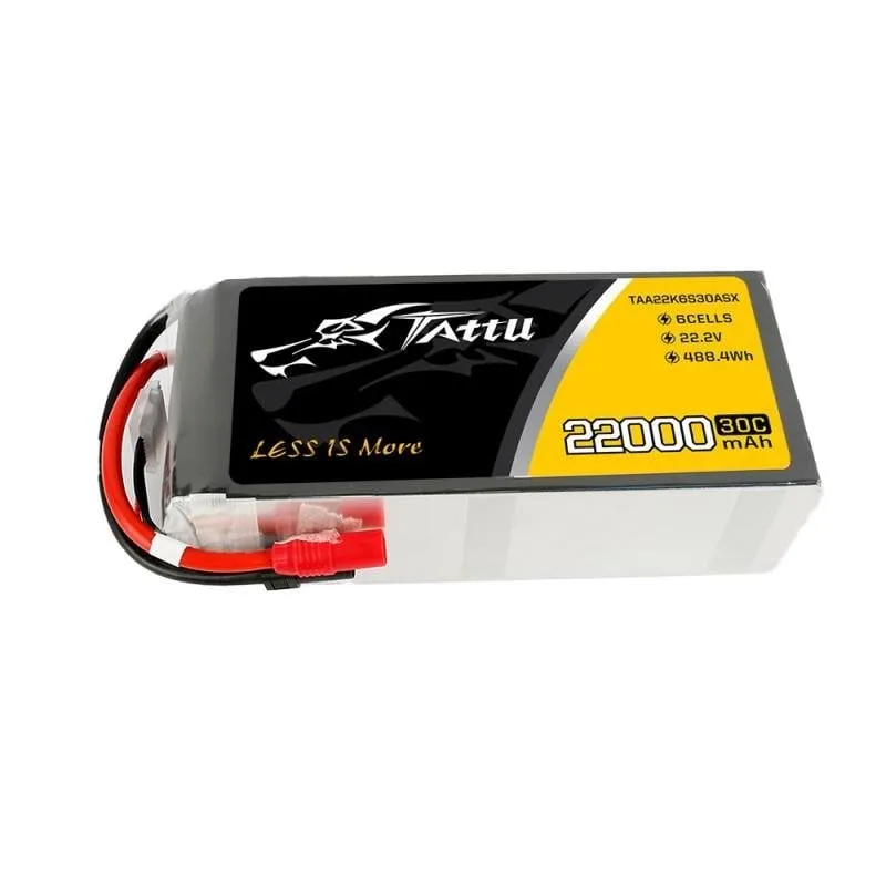 Batteria Tattu TAA22K6S30ASX 22000 mAh 22,2 V LiPo per droni - immagine 1