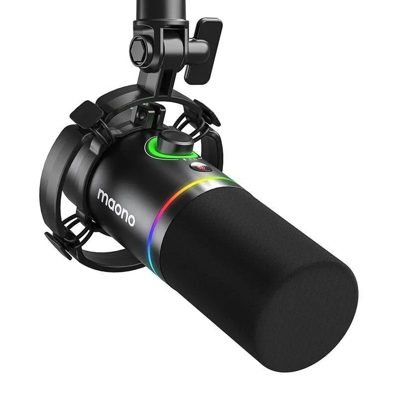 Microfono Maono PD200x dinamico XLR con controllo volume e RGB - immagine 1