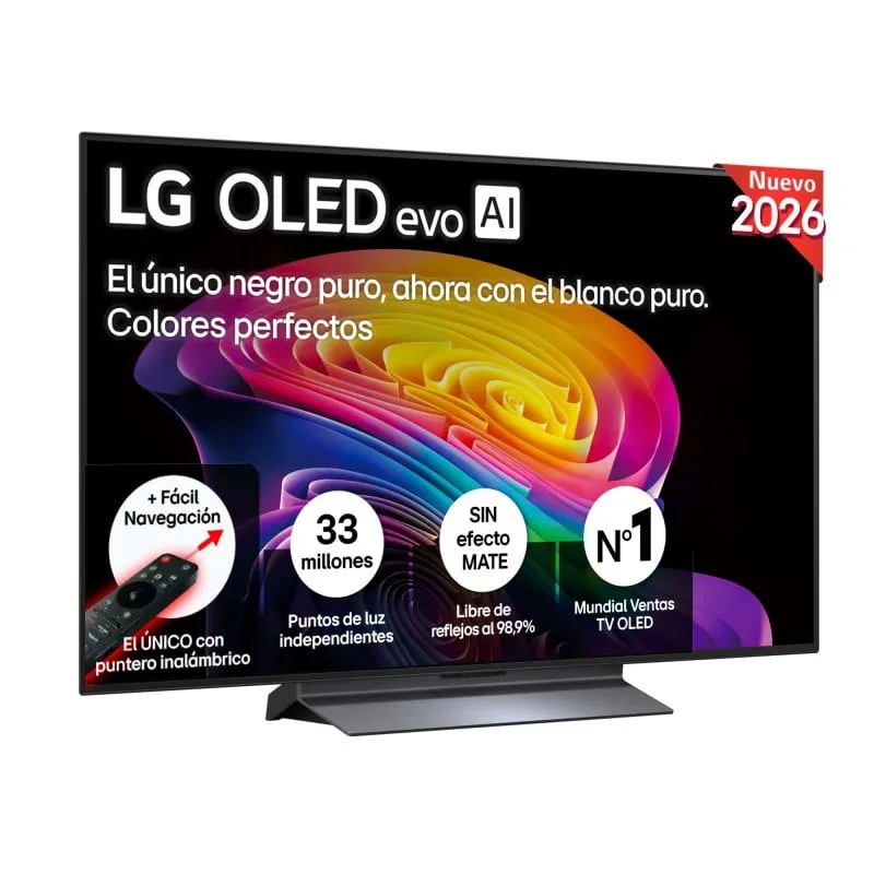 TV LG OLED evo AI OLED48C64LA 48" 4K UltraHD 120Hz Smart TV WebOS HDR10 Dolby Vision Atmos - immagine 1