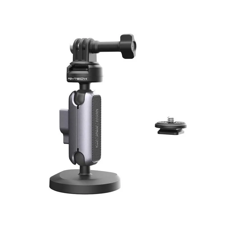 Supporto Magnetico per Camere d'Azione PGYTECH P-GM-220 360° Nero - immagine 1