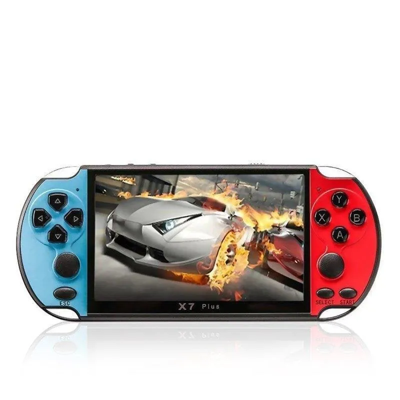Dam Electronics X7 Retro Portatile RK3326 8GB Giochi Classici Fotocamera 5.1 Pollici Nero - immagine 1