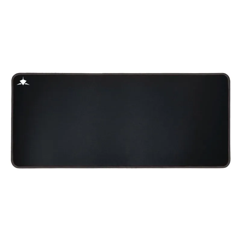 Alfombrilla per mouse White Shark BLACK KNIGHT XL Nero Tessile Gomma Base Antiscivolo - immagine 1