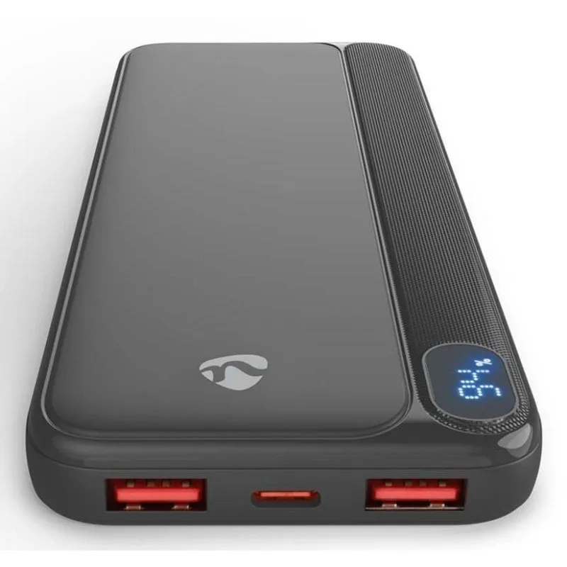 Batteria Esterna Nedis PBKPD20W125BK 10000 mAh 20W Nero - immagine 1