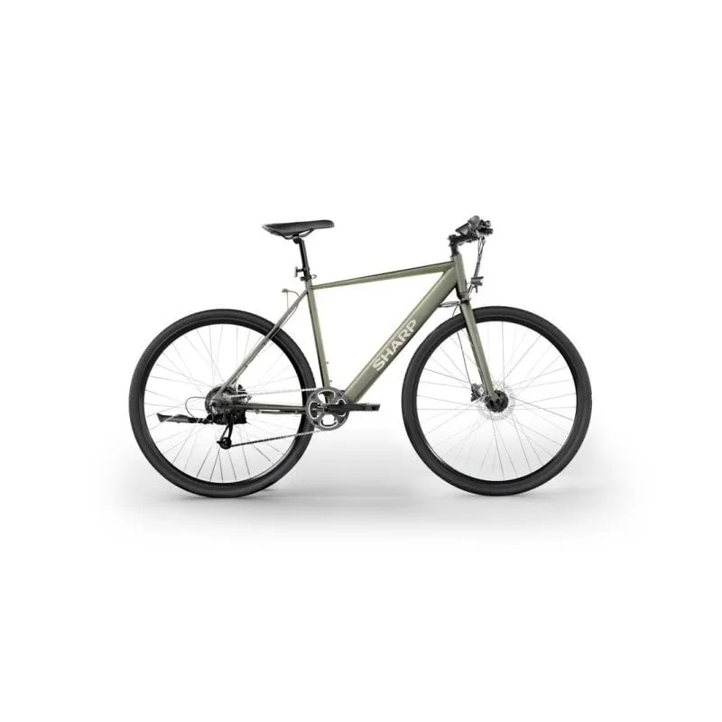 Bicicletta elettrica da città Sharp BK-GS03-EG 250W 280Wh 7 velocità - immagine 1