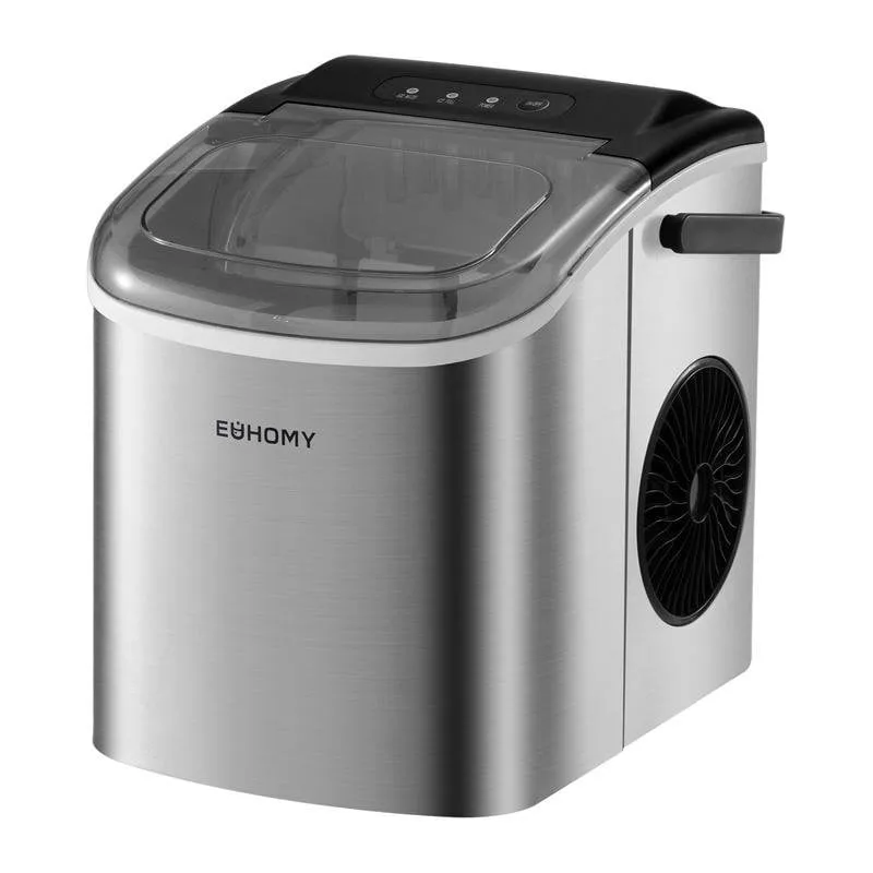 Macchina per ghiaccio Euhomy IM001 1.2L 12kg argento - immagine 1