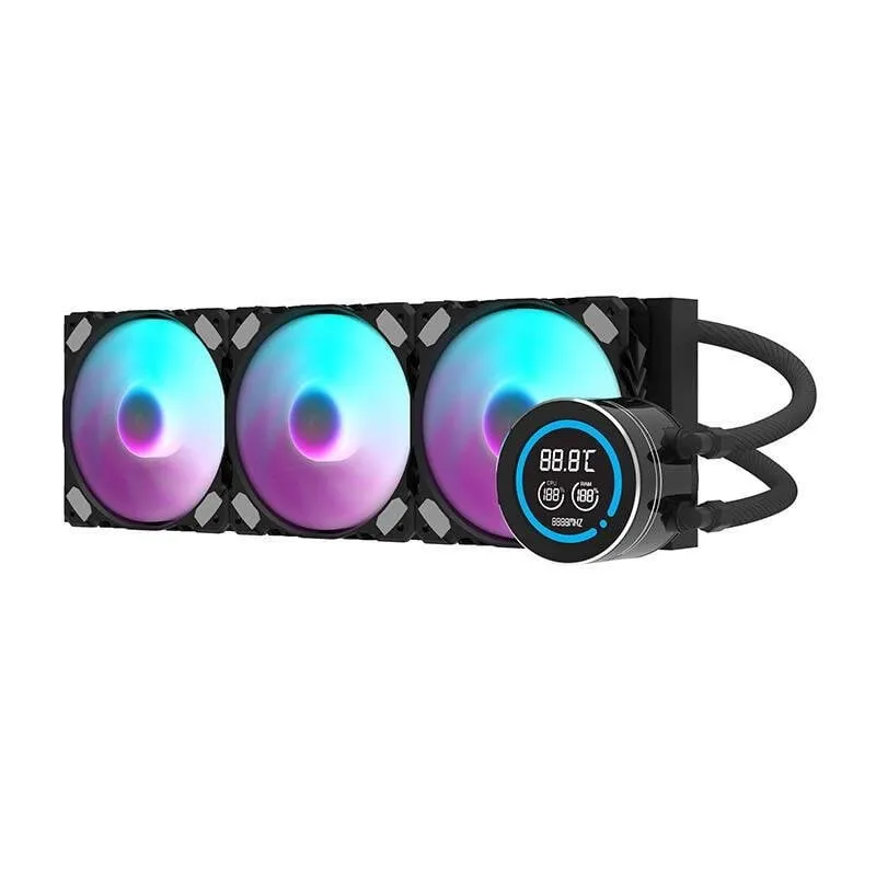 Refrigerazione Liquida darkFlash DN-D360 360mm 3 Ventole ARGB LCD - immagine 1