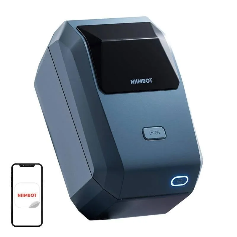 Stampante termica portatile Wi-Fi Bluetooth Niimbot K3W blu veloce e precisa - immagine 1