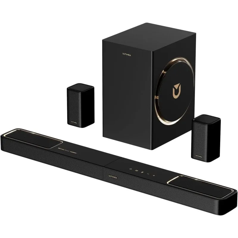Barra Audio Ultimea Skywave F40 BOOM 5.1.2 320W Bluetooth HDMI eARC Dolby Atmos Nera - immagine 1