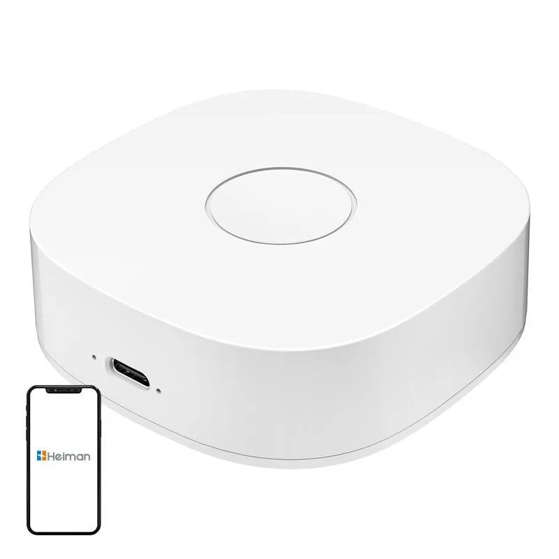 Hub domotico Heiman WS2GW-R Wifi 2,4GHz con Avvisi Istantanei - immagine 1