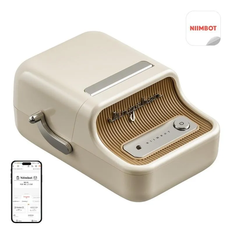 Stampante termica Bluetooth Niimbot B21 Pro portatile con batteria integrata - immagine 1