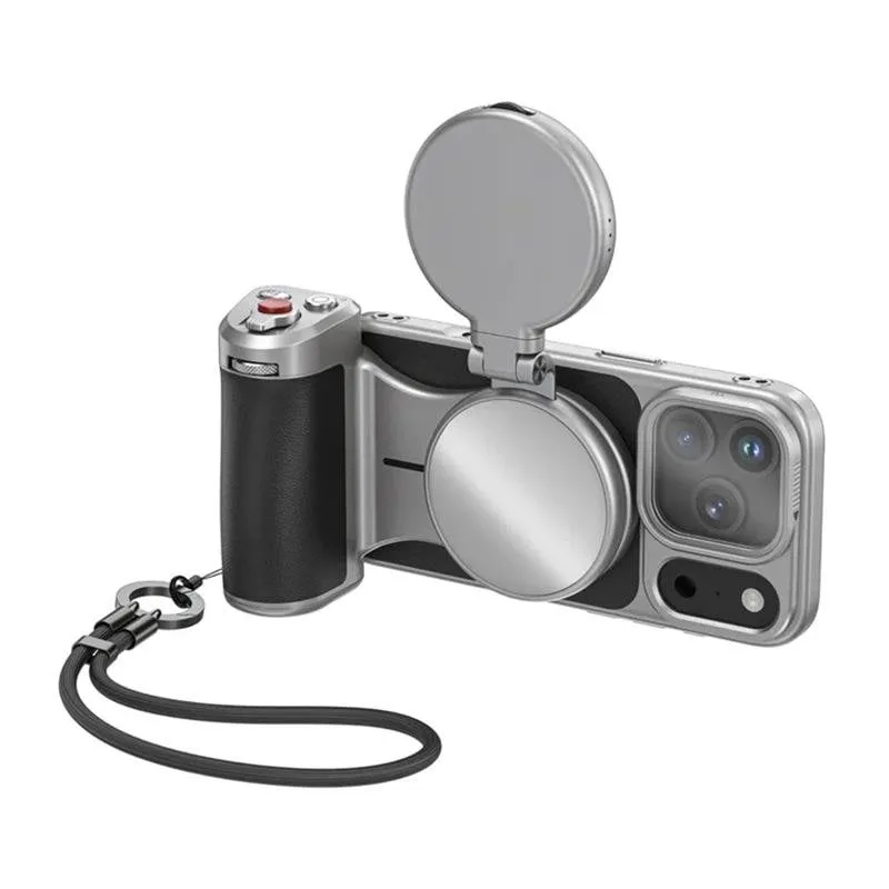 Supporto Master Grip Telesin Master Grip Creator Combo per iPhone 17 Pro Max con Luce e Filtro UV - immagine 1