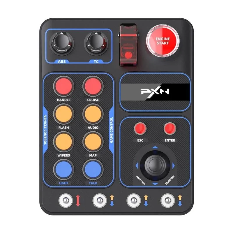 Pannello a Bottoni PXN CB1 per Simracing con 30 Bottoni Programmabili RGB - immagine 1