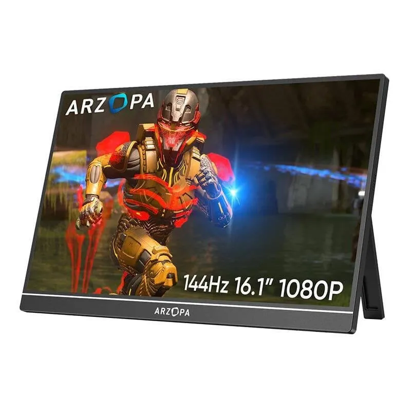 Monitor PC ARZOPA Z1FC 16,1" FullHD 144Hz IPS HDR10 Audio Integrato - immagine 1
