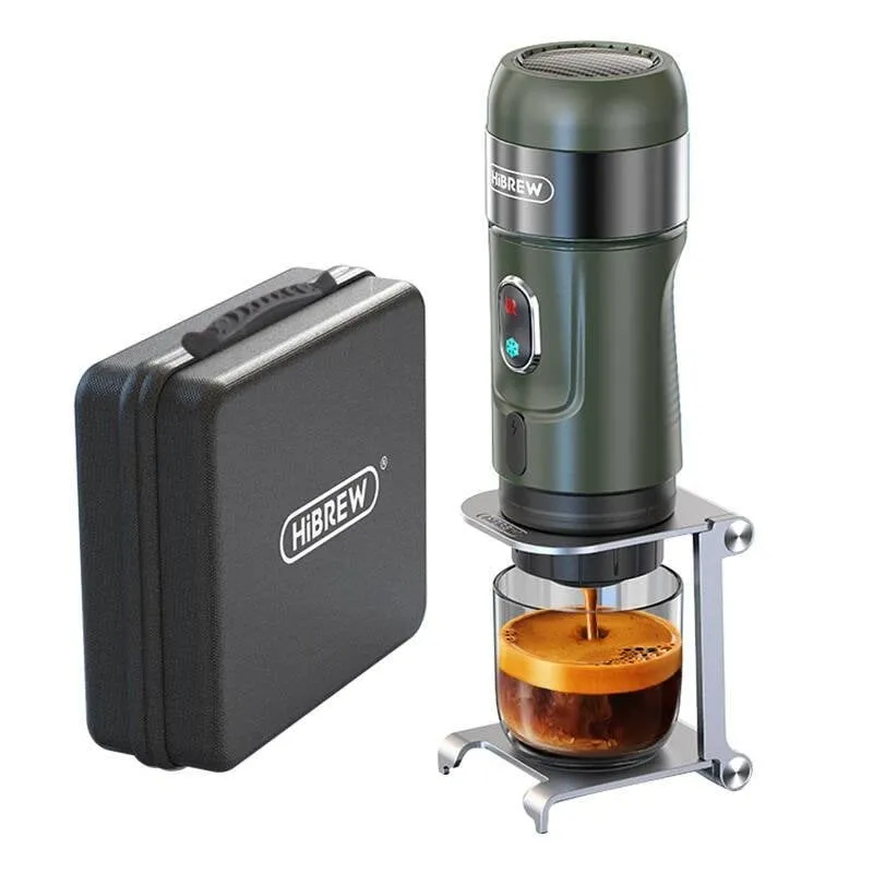 Macchina da caffè espresso portatile HiBREW H4B 60 ml 15 bar con batteria integrata - immagine 1