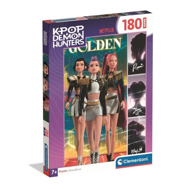 Puzzle Clementoni Supercolor K-POP Demon Hunters 180 pezzi - immagine 1
