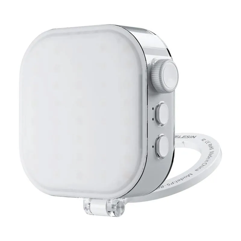 Luce per selfie Telesin P5-BGD-03 RGB 360° con supporto per smartphone - immagine 1