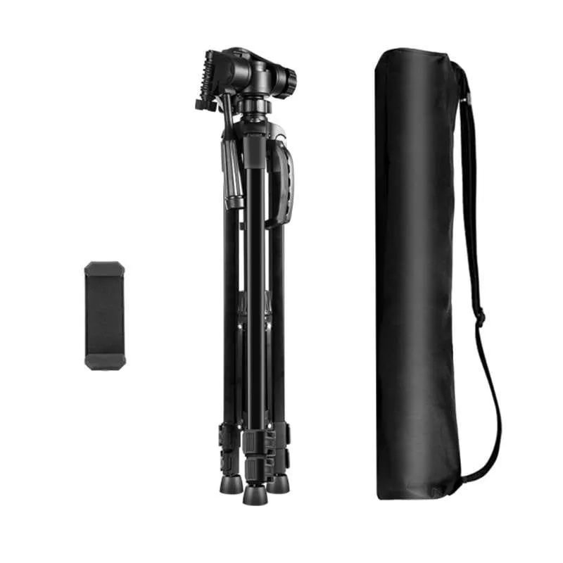 Treppiede Puluz PU3096B con Testa 3D 360° e Supporto per Smartphone - immagine 1