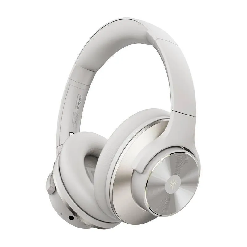 Cuffie OneOdio A10 wireless Bluetooth con Cancellazione Rumore, Trasparenza, 45 h batteria, bianco - immagine 1