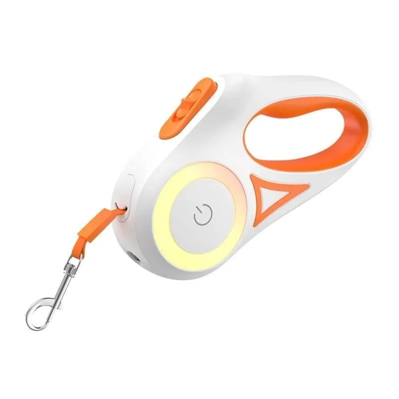 Cinghia Automatica Rojeco 3m Arancione con Torcia LED e Illuminazione RGB - immagine 1