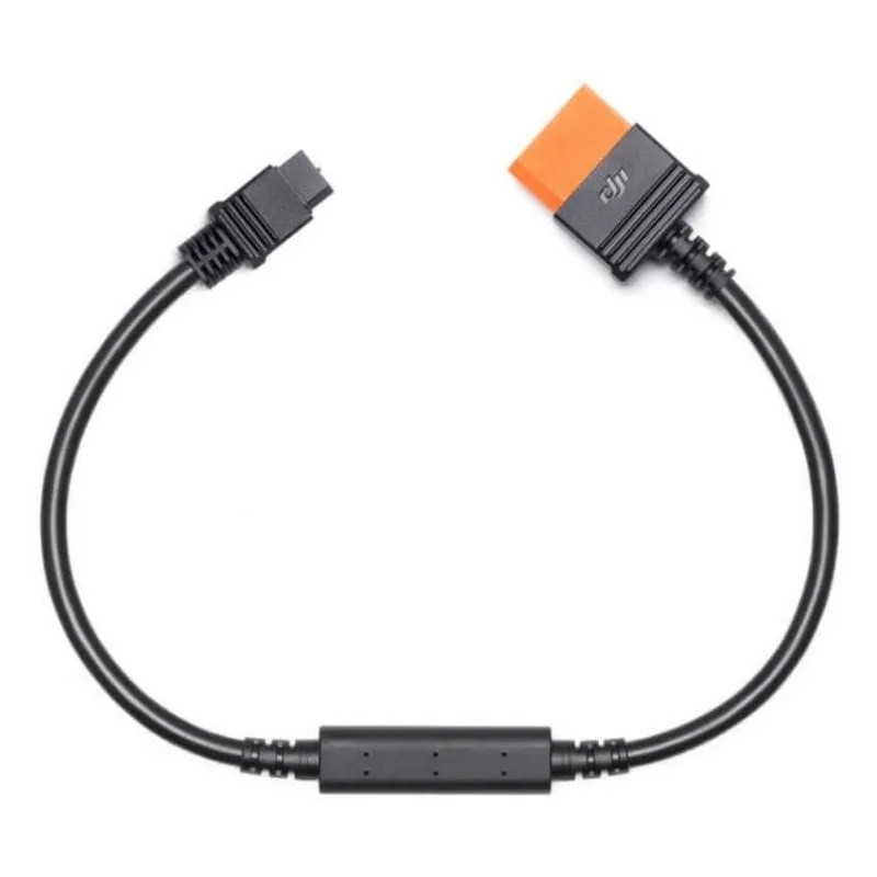 Cavo di ricarica DJI Power SDC XT60 12V compatibile Power 1000 e 500 nero arancione - immagine 1