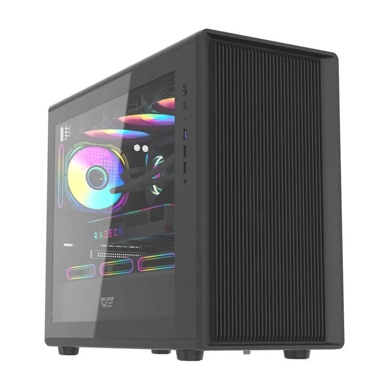 Case PC Darkflash DB460M Nero M-ATX ITX Vetro Temprato - immagine 1