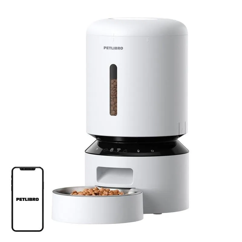Distributore di Cibo Petlibro Granary WiFi 5L Bianco - immagine 1