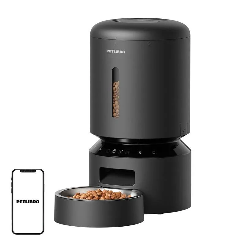 Distributore di Cibo Petlibro Granary WiFi 5L Nero - immagine 1