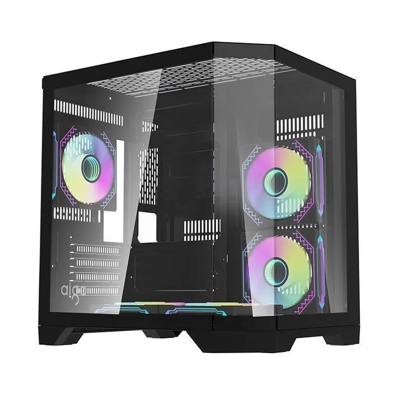 Case PC Darkflash FT350 Mini Tower 5 ventole ARGB Nero - immagine 1