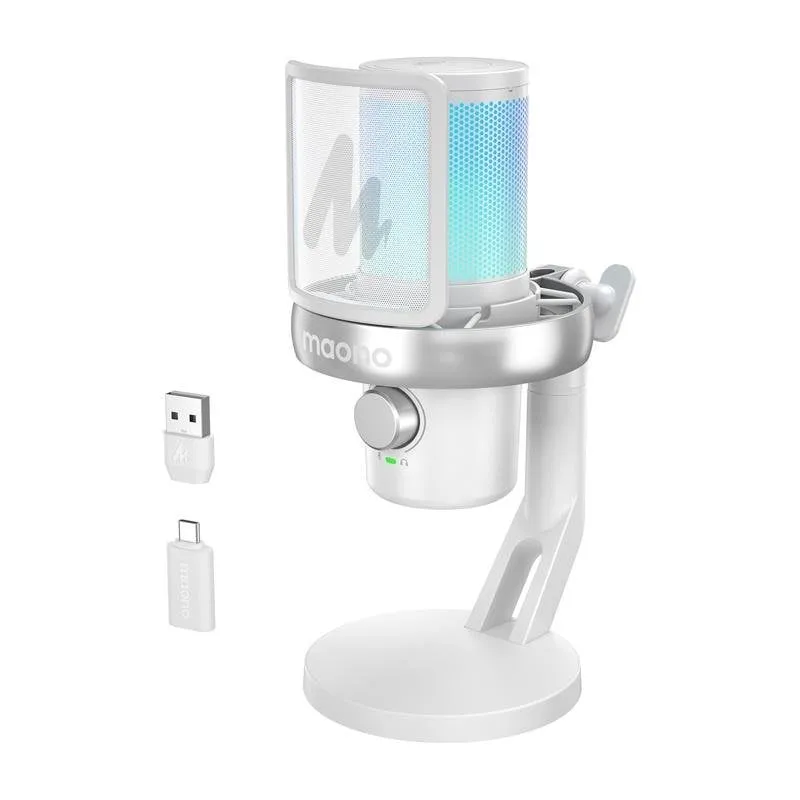 Microfono Maono DM40 Pro USB omnidirezionale con AI e illuminazione RGB - immagine 1
