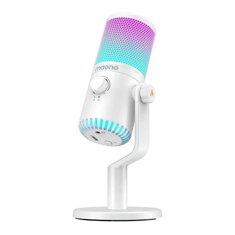 Microfono Maono DM30RGB USB-C cardioide con illuminazione RGB personalizzabile - immagine 1