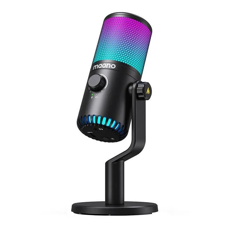Microfono Maono DM30RGB USB-C cardioide con illuminazione RGB e equalizzatore - immagine 1