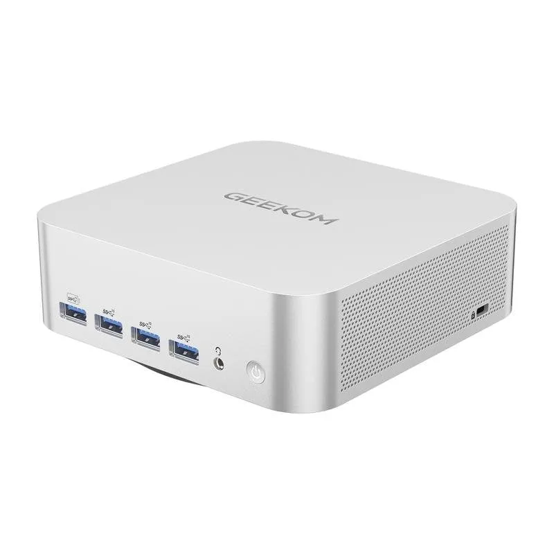 Mini PC GEEKOM A7 MAX AMD Ryzen 9 7940HS 16GB 1TB SSD Radeon 780M Windows 11 Pro VESA - immagine 1