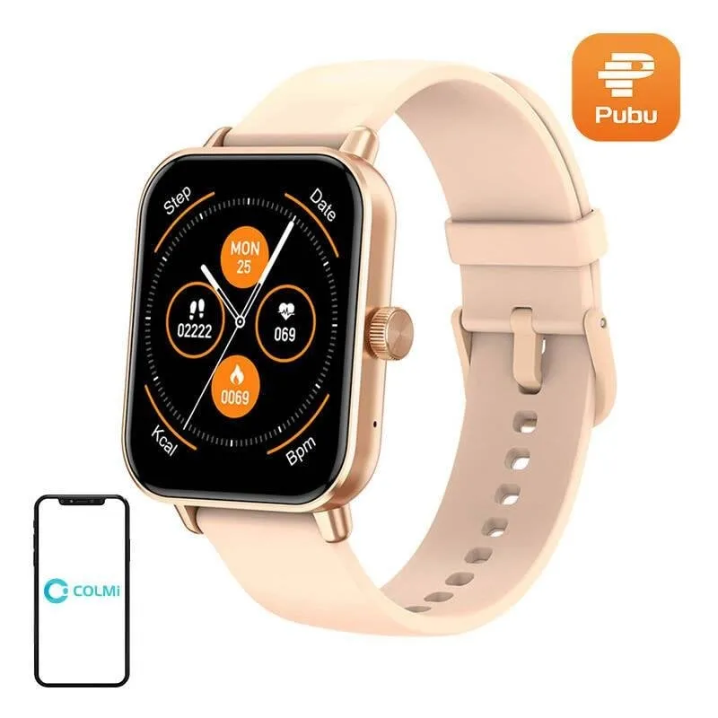 COLMi P81 Bluetooth 1,9" Oro Cinturino Unico IP68 SpO2 Cardiofrequenzimetro - immagine 1