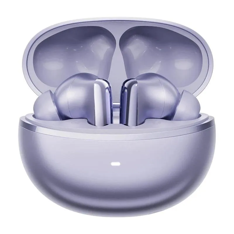 Auricolari QCY MeloBuds N70 Lite wireless Bluetooth con Cancellazione Rumore, Microfono AI e IPX5 Viola - immagine 1