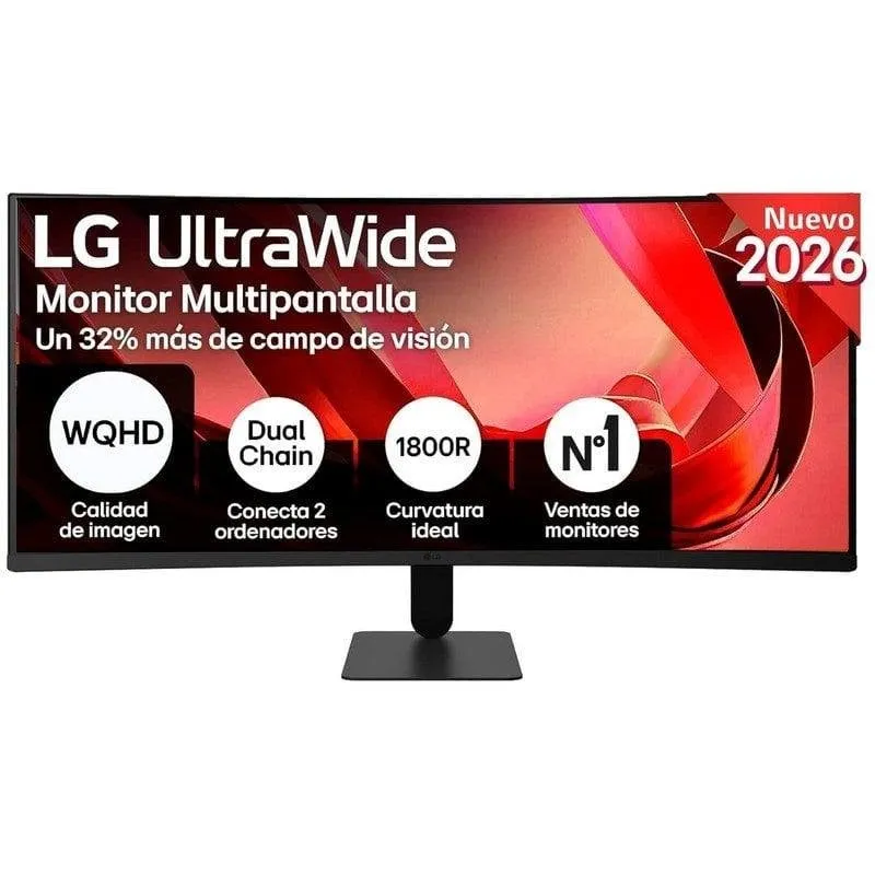 Monitor PC LG 34U601B-B 34" UltraWide WQHD 120Hz VA Curvo FreeSync Premium HDR10 - immagine 1