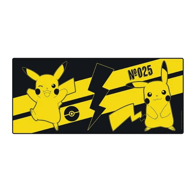Tappetino per mouse ABYstyle Pokémon XXL 900 x 400 mm Nero e Giallo - immagine 1