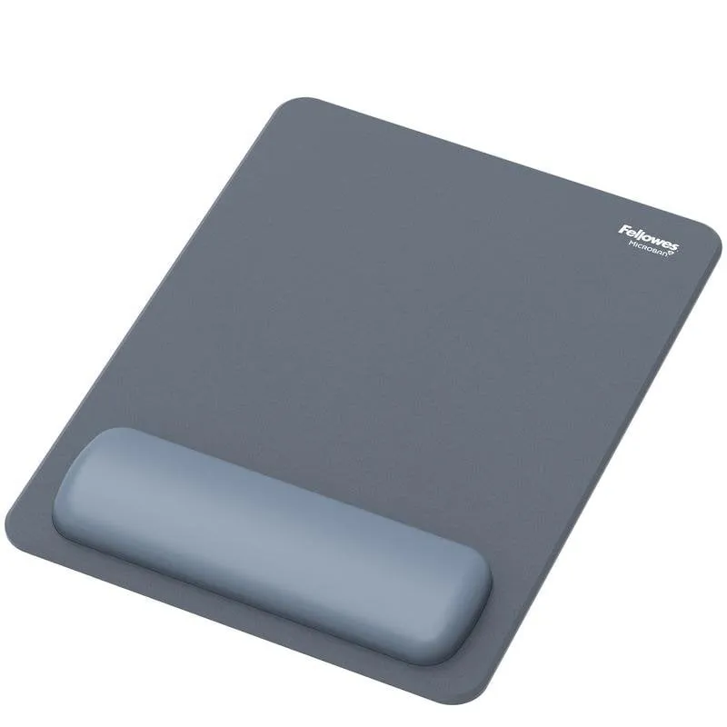 Tappetino per mouse Fellowes Breyta XL con supporto polso blu acqua - immagine 1