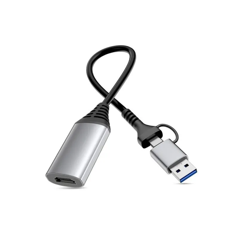 Adattatore grafico USB Equip 133498 HDMI 1080p USB-A e USB-C - immagine 1