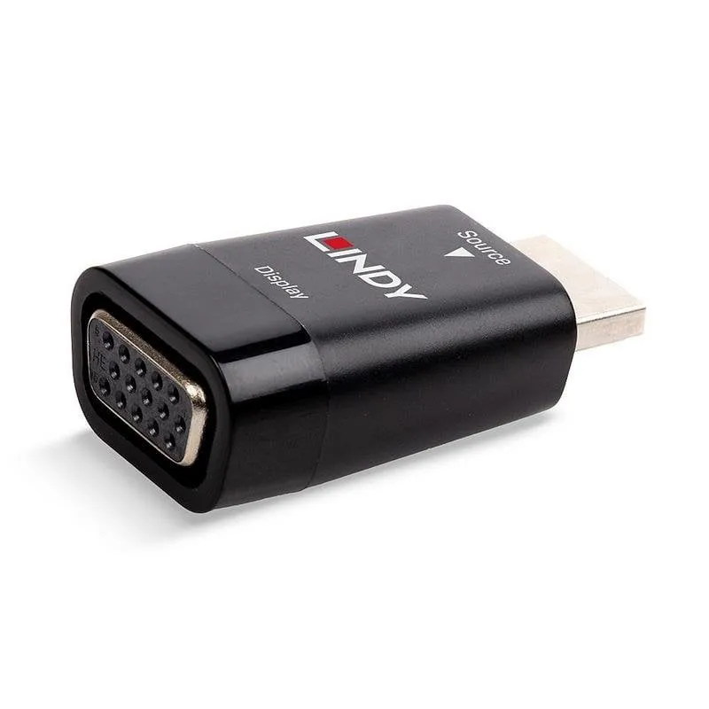 Adattatore Video Lindy HDMI a VGA Maschio a Femmina - immagine 1