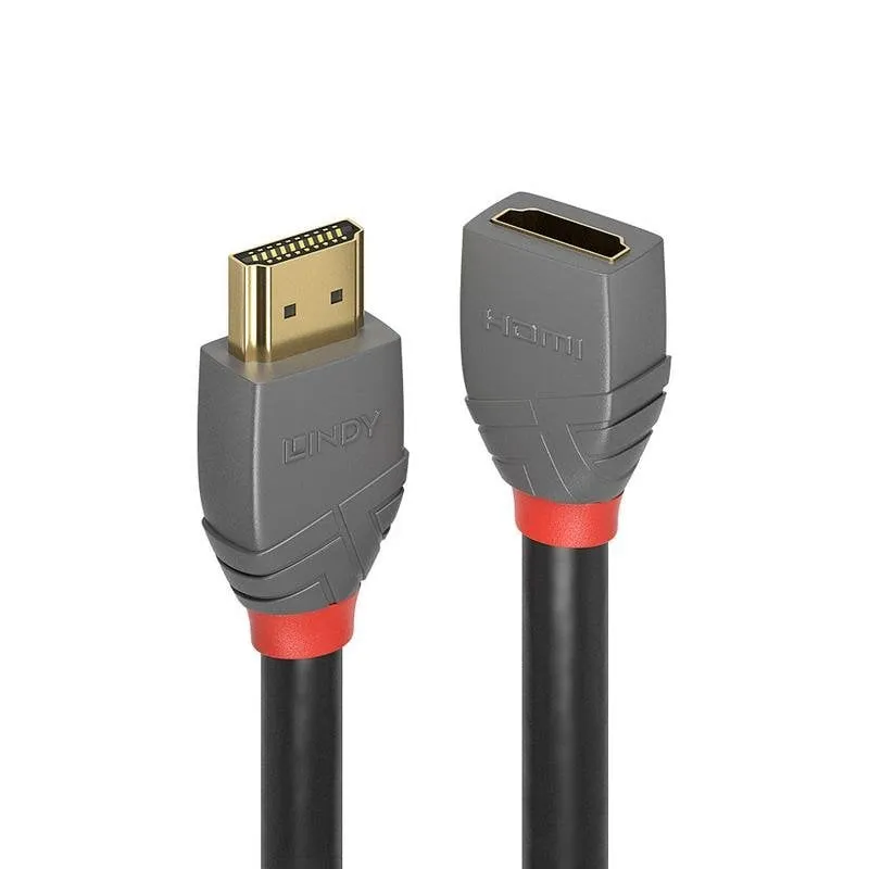 Cavo HDMI 2.0 Lindy 2 m Nero Connettori Dorati - immagine 1