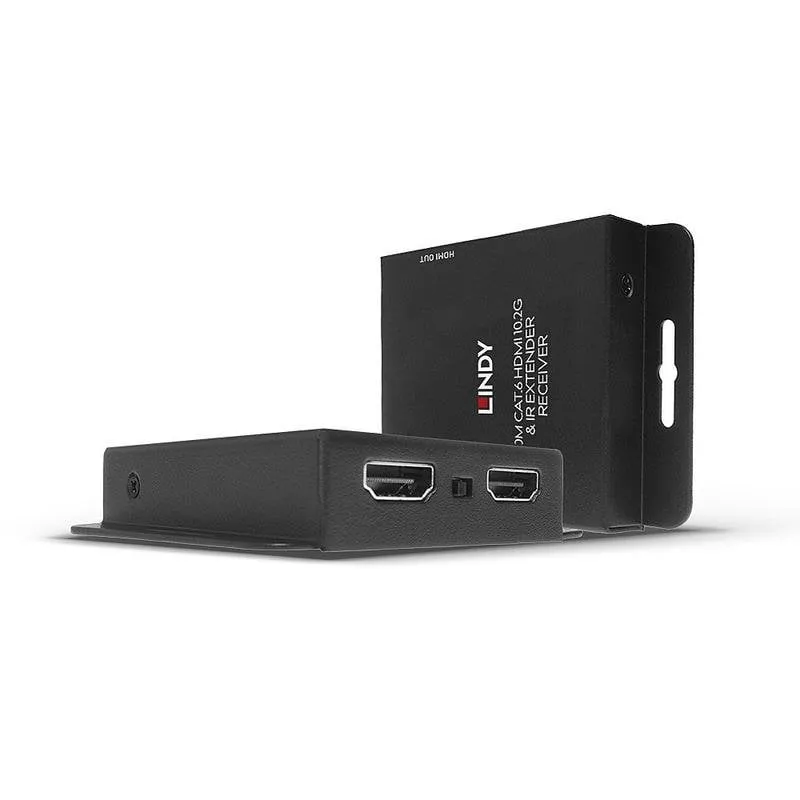Estensore HDMI 4K Lindy 38208 70m Cat6 Trasmettitore Ricevitore IR - immagine 1