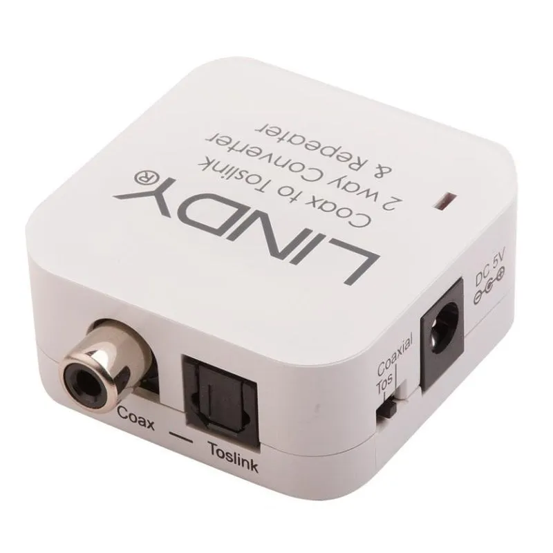 Adattatore di cavo Toslink per RCA Lindy 70411 Bianco - immagine 1