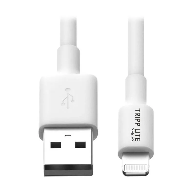 Cavo USB a Lightning Tripp Lite M100-006-WH 1,83 m Bianco Certificato MFi - immagine 1