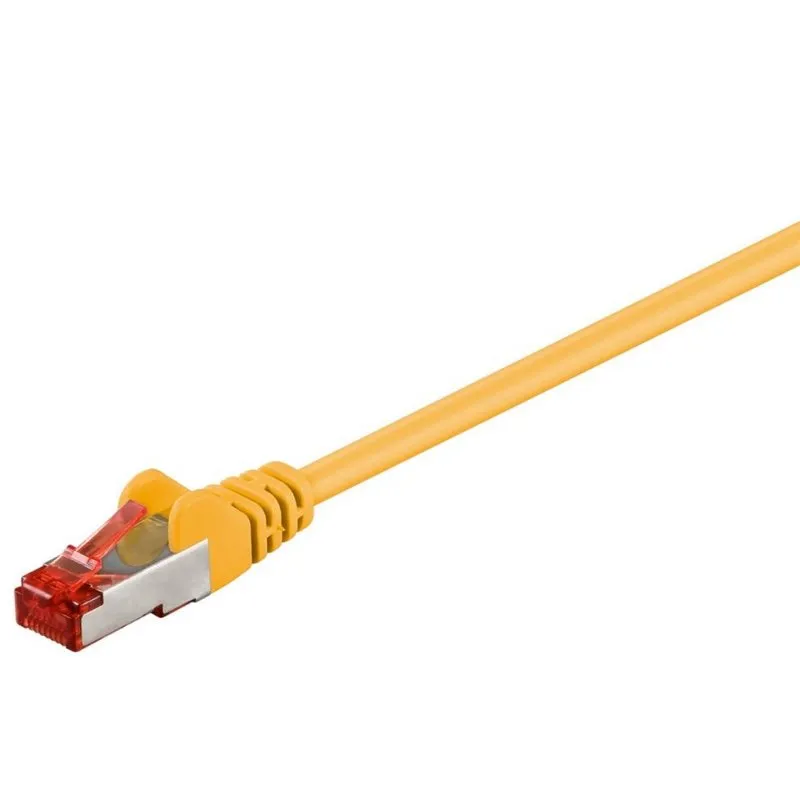 Cavo di rete Goobay 95513 Cat6 S/FTP 5 m Giallo - immagine 1