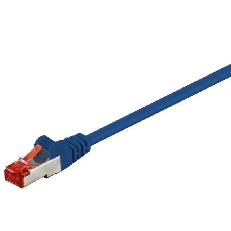 Cavo di rete Goobay 95482 Cat6 S/FTP 10 m Blu - immagine 1
