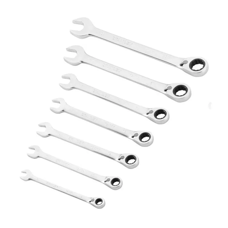 Chiave combinata Stanley Fatmax set 7 pezzi cricchetto 8-19 mm - immagine 1