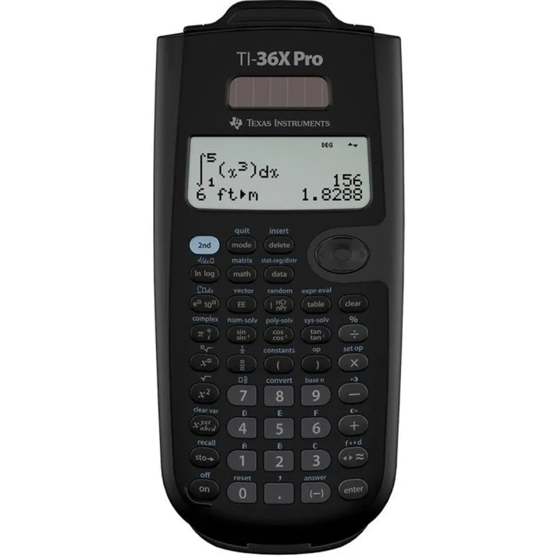 Calcolatrice Texas Instruments TI-36X Pro Display LCD 4 Linee MathPrint Nero - immagine 1