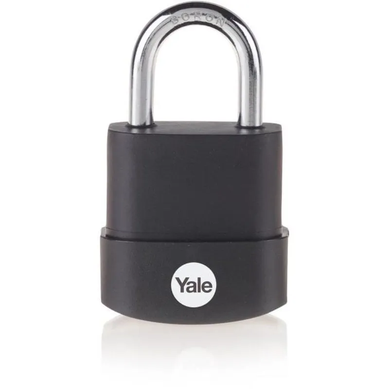 Lucchetto alta sicurezza Yale acciaio laminato arco boro doppio bloccaggio - immagine 1