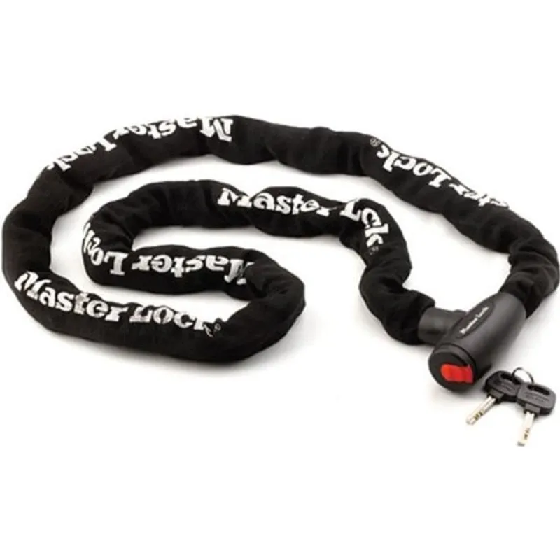 Lucchetto Master Lock 8292EURDPS Catena 2 m x 10 mm Acciaio Cementato 4 Chiavi - immagine 1