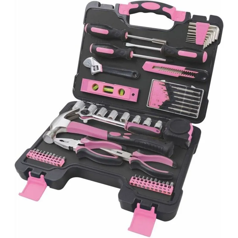 Set Attrezzi Fieldmann FDG 5010-53R 53 Pezzi Valigetta Rosa - immagine 1